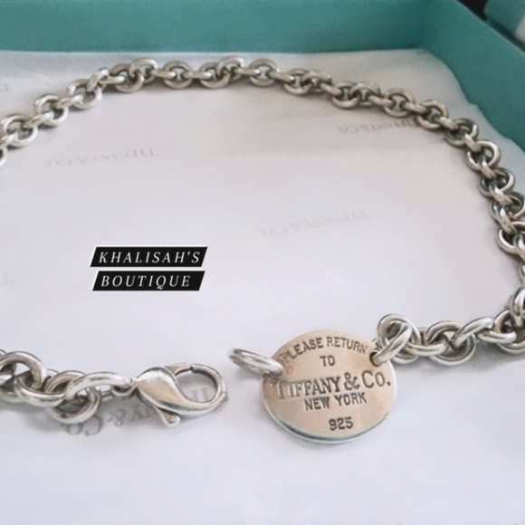 Authentic Return to Tiffany & Co Necklace STERLING SILVER 925 in Excellent Cond - Picture 9 of 15